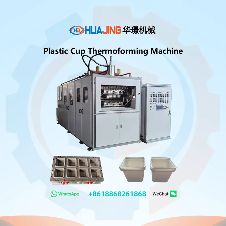 Box Thermoforming Machine-Square Box-115mm-8Cavities