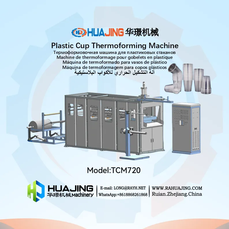 TCM720-Plastic Cup Thermoforming Machine